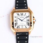 GF Factory Swiss Clone Santos de Cartier Large Model Watch GF 9015 Rose Gold_th.jpg